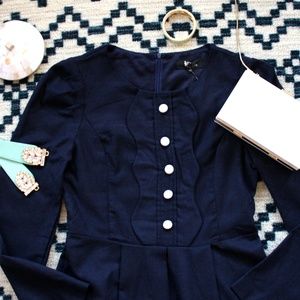 NWT Navy Dress from Modcloth